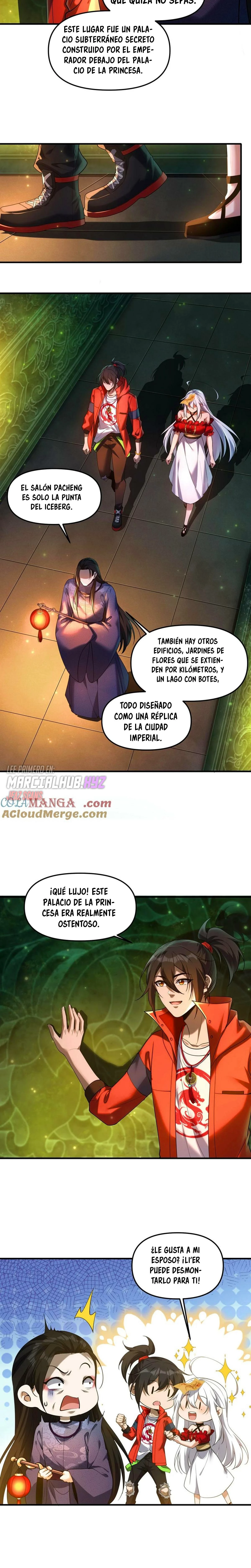 Haciendo travesuras en una transmisión en vivo, ¡le propuse matrimonio a un fantasma femenino y ella realmente aceptó?! > Capitulo 78 > Page 121