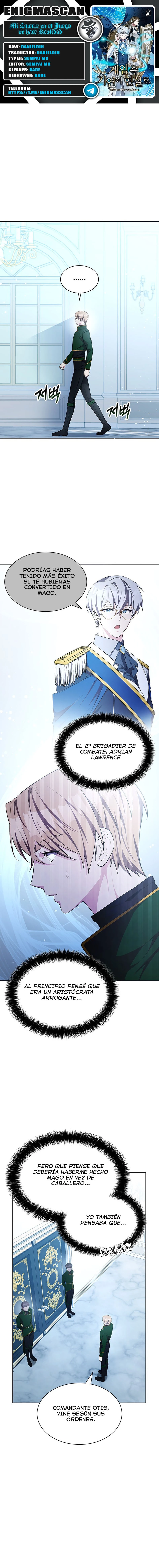 Mi Suerte En El Juego Se Hace Realidad > Capitulo 7 > Page 01