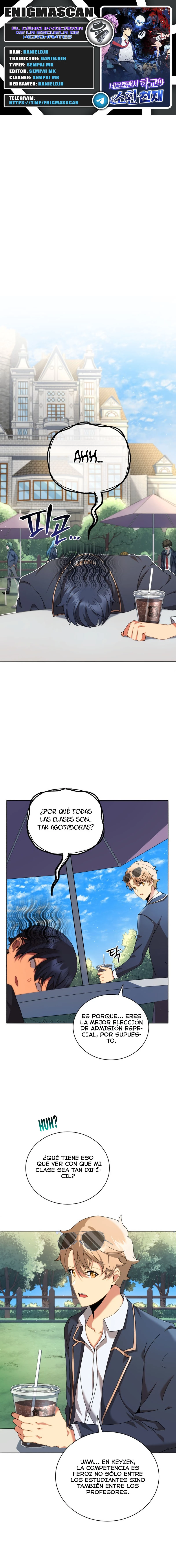 El Genio Invocador de la Escuela de Nigromantes > Capitulo 10 > Page 01