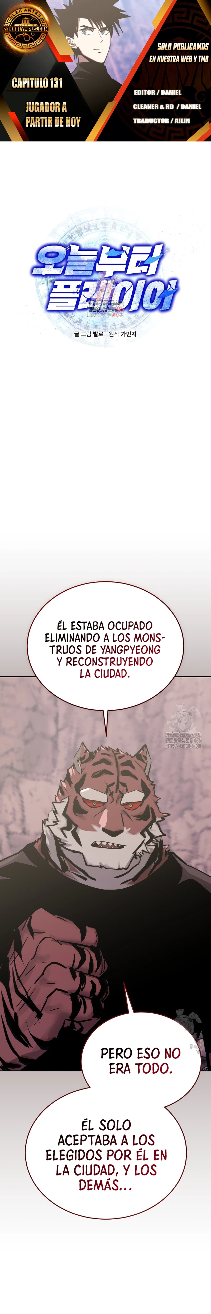 Jugador a partir de hoy > Capitulo 131 > Page 01