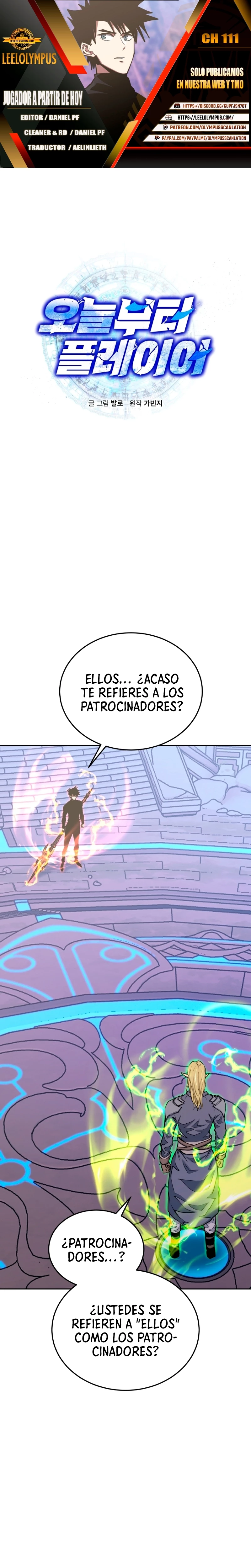 Jugador a partir de hoy > Capitulo 111 > Page 01