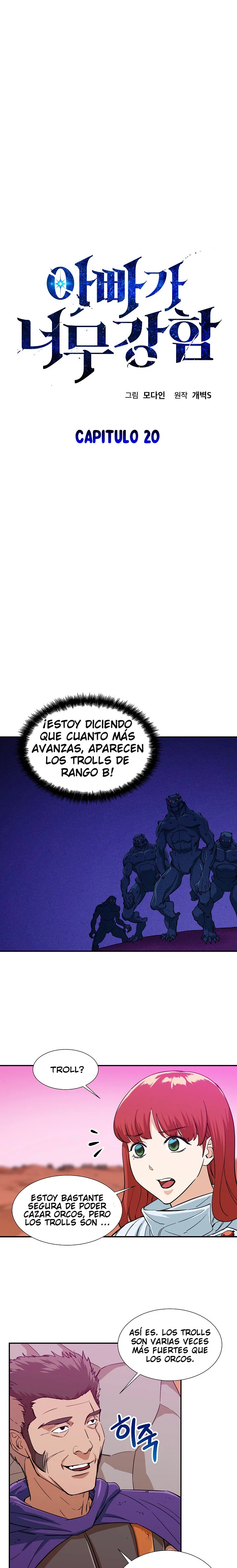 Mi papá es demasiado fuerte > Capitulo 20 > Page 21